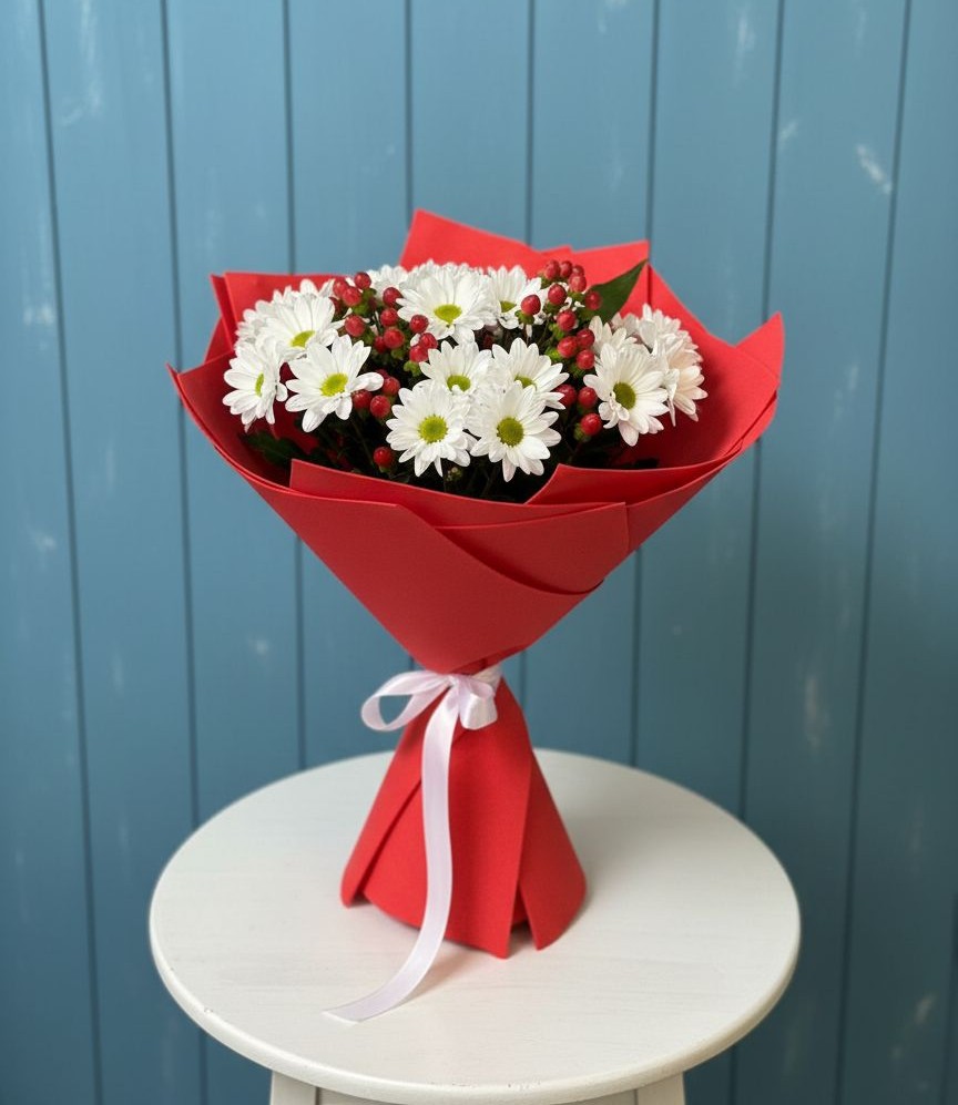 Букет цветов из: Хризантемы в Журавне