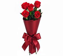 Букет 5 Красных роз Эдлесс Лав в Журавне