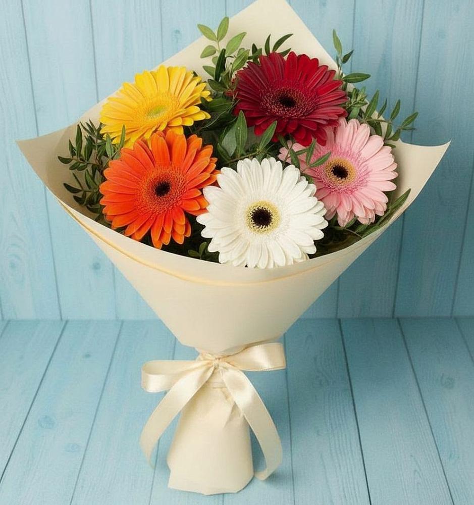 Букет цветов из: Герберы в Журавне