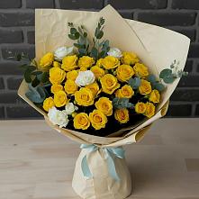 Букет цветов из:  Розы #REPLACE_PRED# Журавне