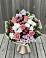 Букет цветов из: Альстромерии, Гвоздики, Розы и Хризантемы в Журавне