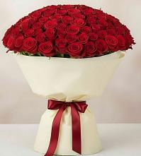 Букет 101 Красная роза Милано в Журавне