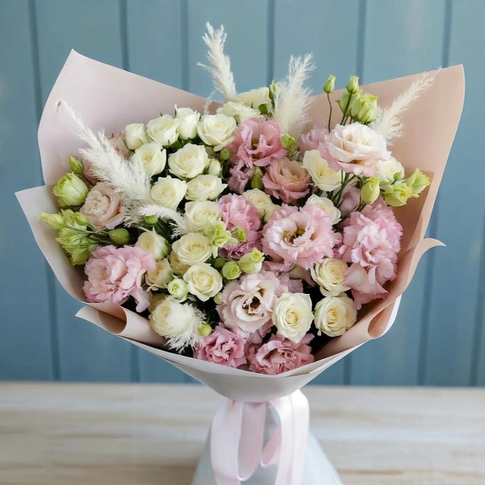 Букет цветов из: Альстромерии и Розы в Журавне