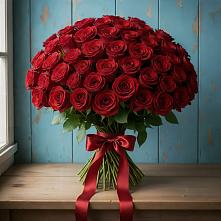 Букет Красные розы Блэк Меджик в Журавне