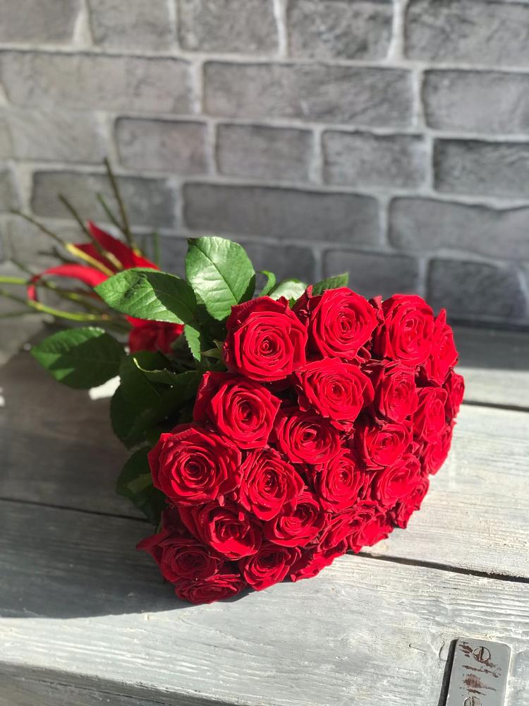 Букет Красные розы Фридом в Журавне