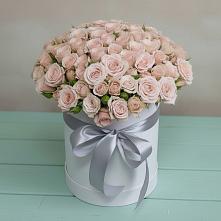 Цветочная композиция из Розы в шляпной коробке #REPLACE_PRED# Журавне