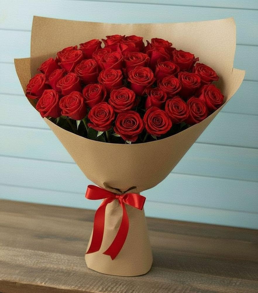 Букет Красные розы Милано в Журавне
