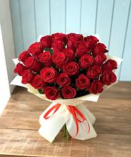 Букет 29 Красных роз в Журавне