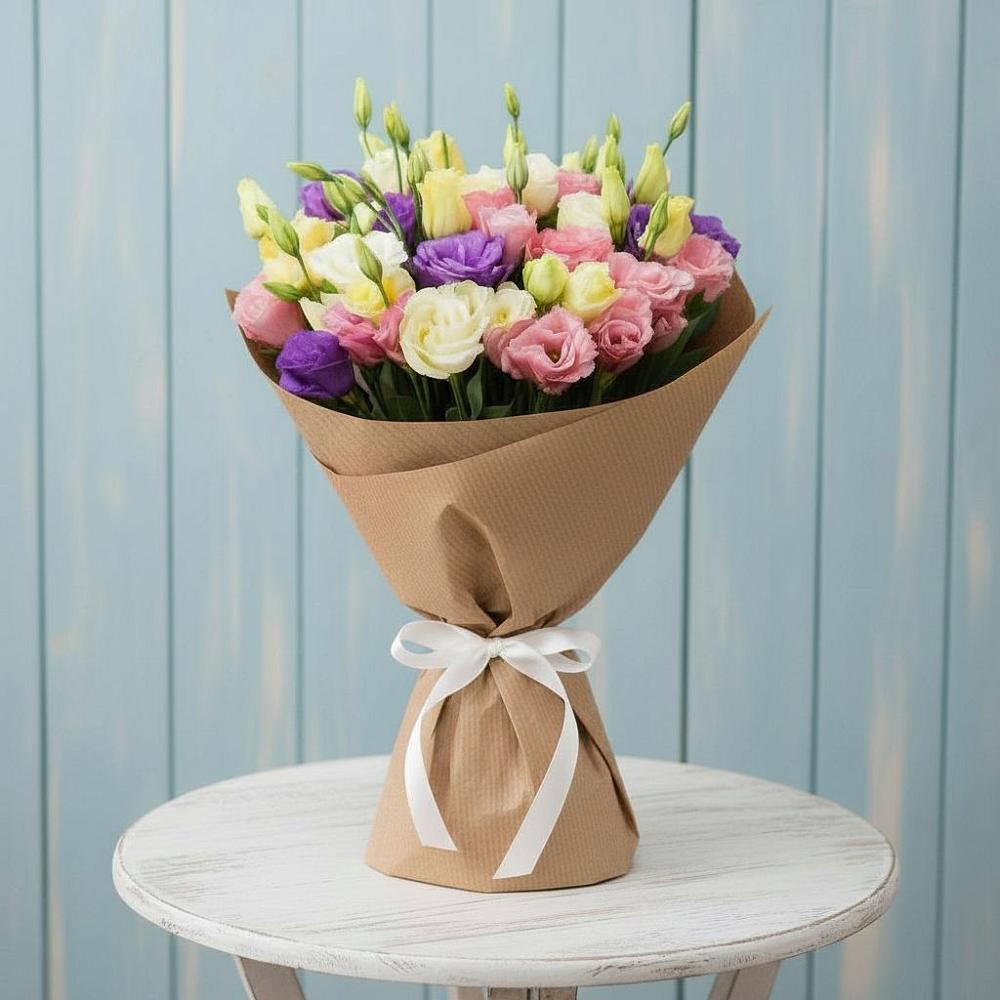 Букет цветов из: Лизиантусы в Журавне