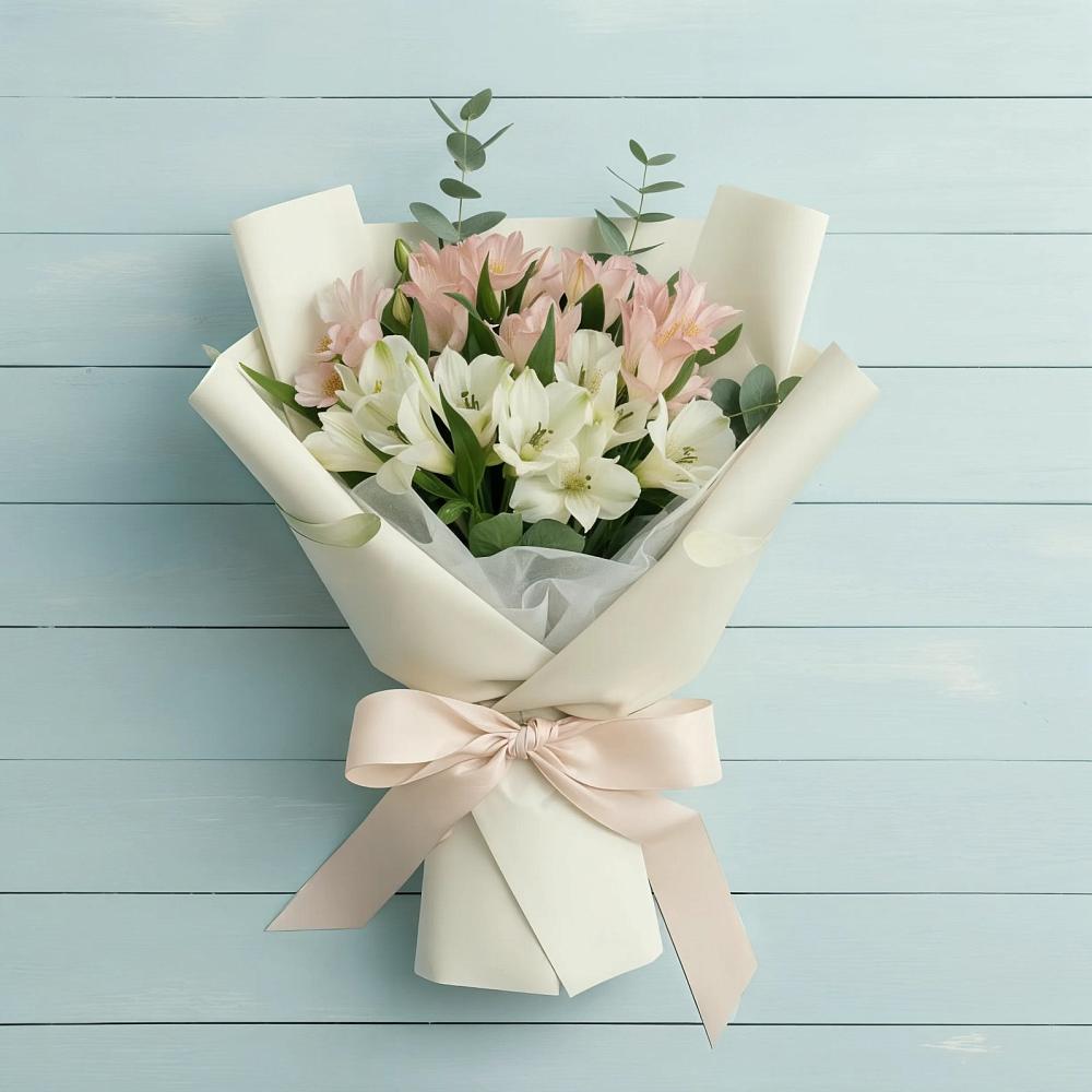 Букет цветов из: Альстромерии в Журавне