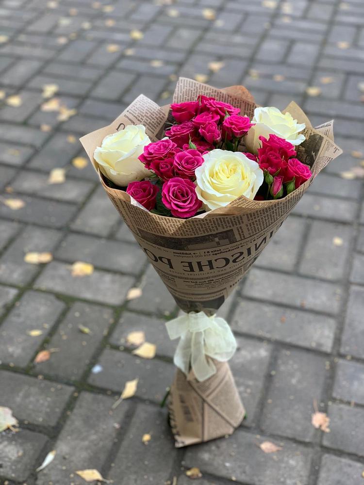 Букет цветов из: Розы в Журавне