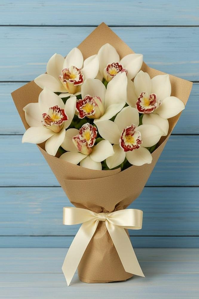 Букет цветов из: Орхидеи и Розы в Журавне