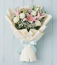 Букет цветов из:  Лилии в Журавне